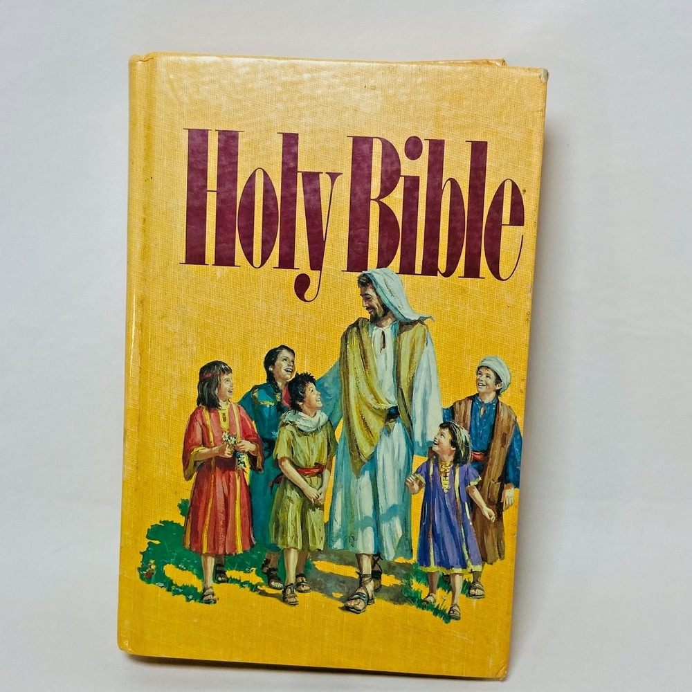 Vintage Holman‎ Children's Bible King James Version 1977 Illustrated Hardcover